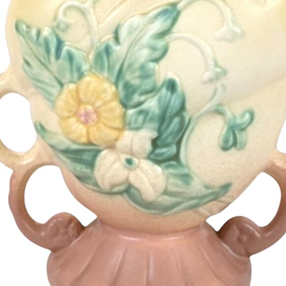 Vintage Hull Pottery Vase: Yellow Wildflower Art Pottery, 1940s - Picture 2 of 7